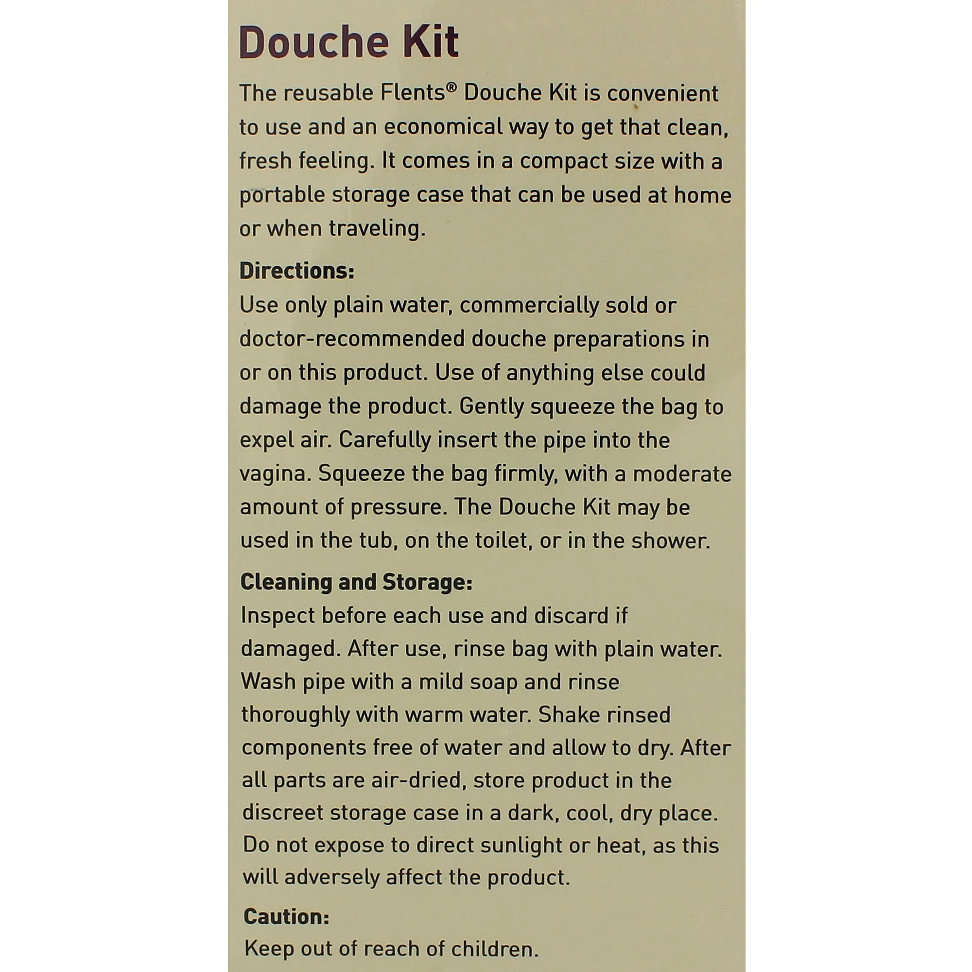 Flents Douche Kit (Reusable Douche)