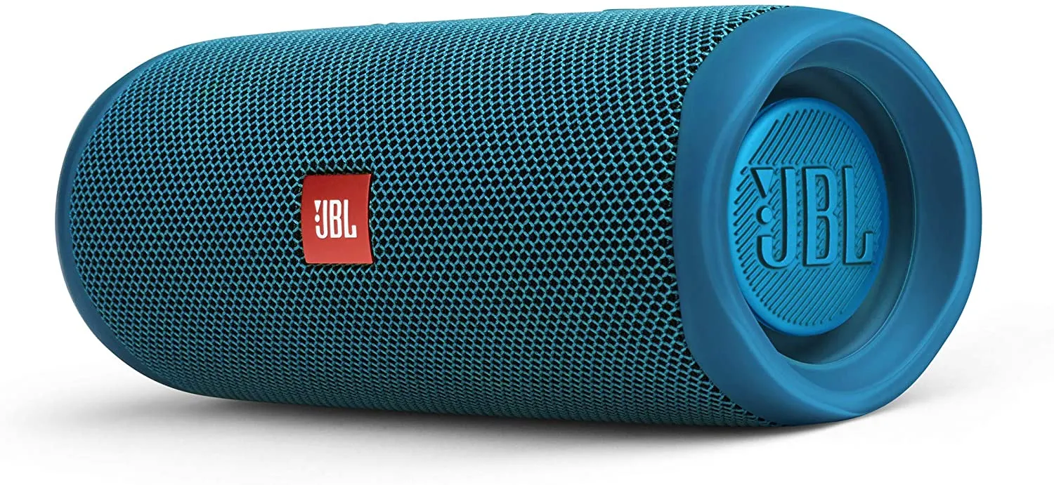 Flip 5 Eco Portable Waterproof Wireless Bluetooth Speaker Made From 90% Recycled Plastic - Ocean Blue