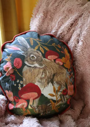 Floral Hare Pillow
