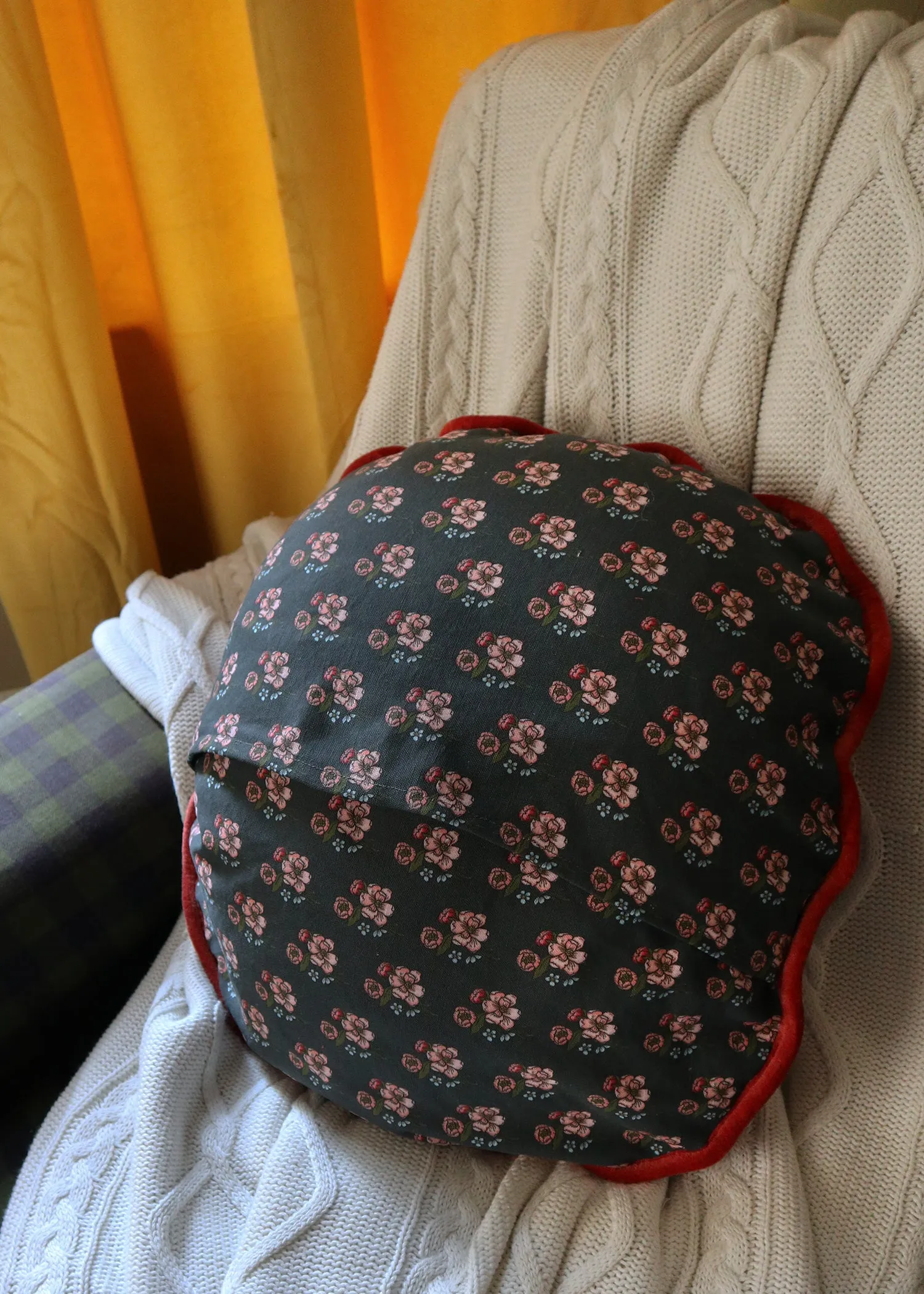 Floral Skunk Pillow