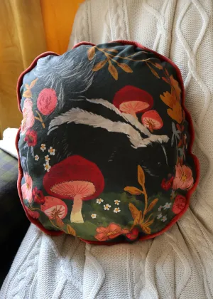 Floral Skunk Pillow