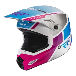 Fly Racing 2022 Kinetic Drift Helmet - Pink / White / Blue