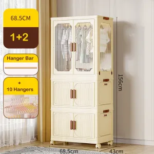 Foldable Large Plastic Storage Portable Closets