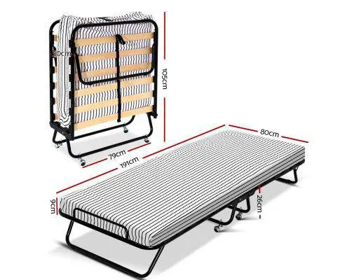 Foldable Rollaway Bed