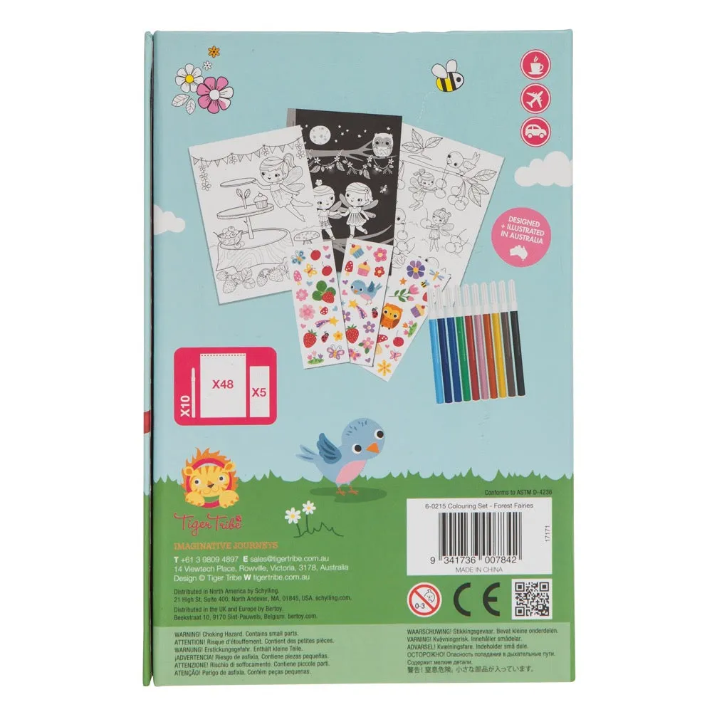 FOREST FAIRIES COLOURING SET