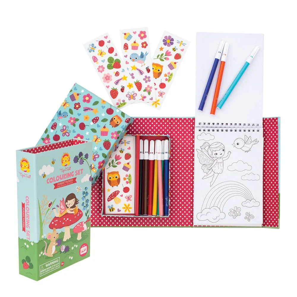 FOREST FAIRIES COLOURING SET