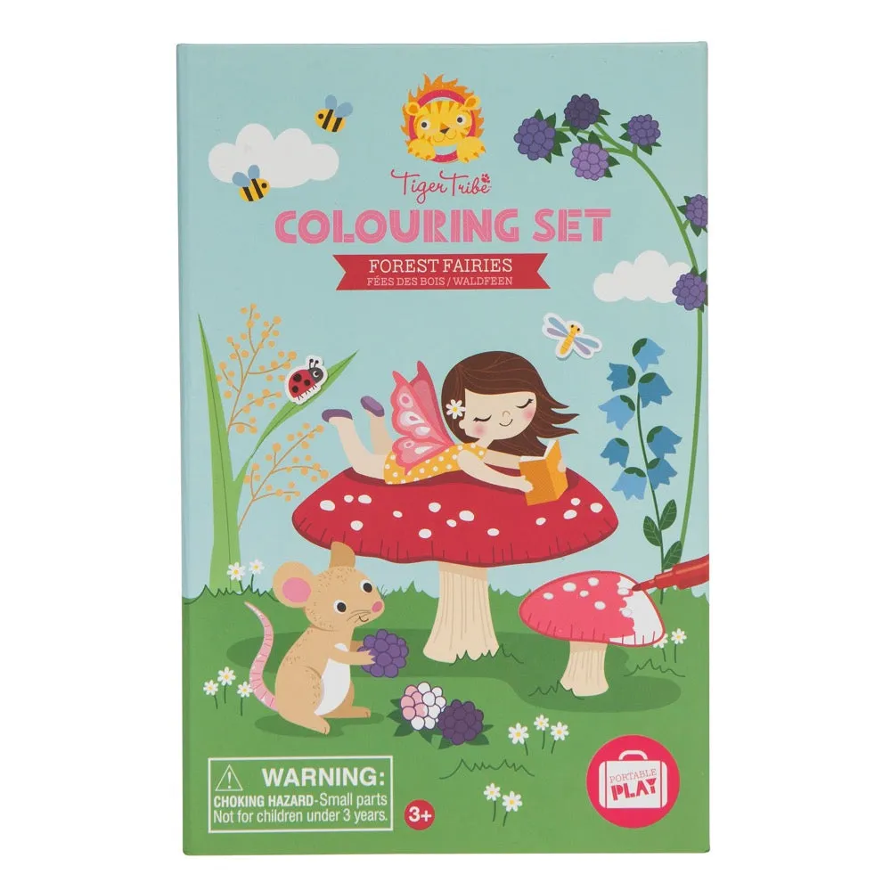 FOREST FAIRIES COLOURING SET