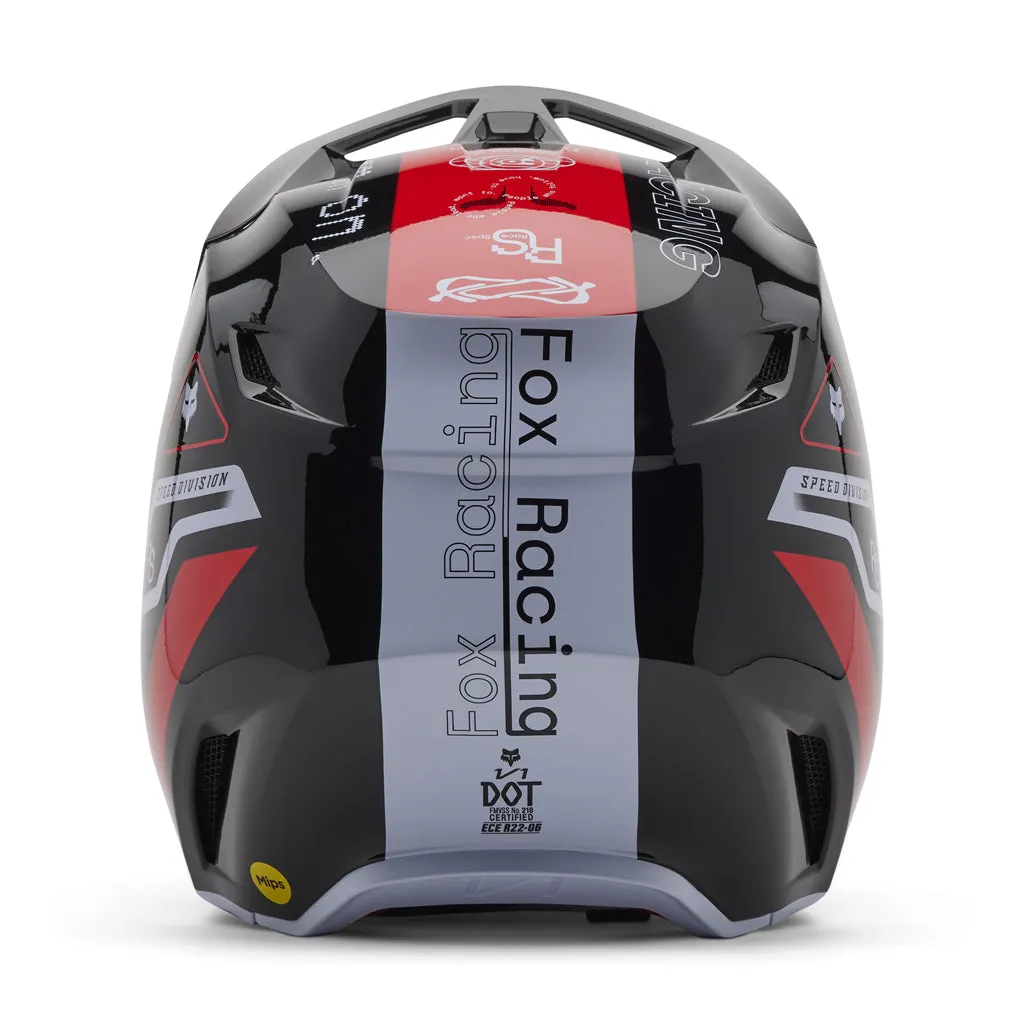 Fox - 2025 V1 Race Spec Flo Red Helmet
