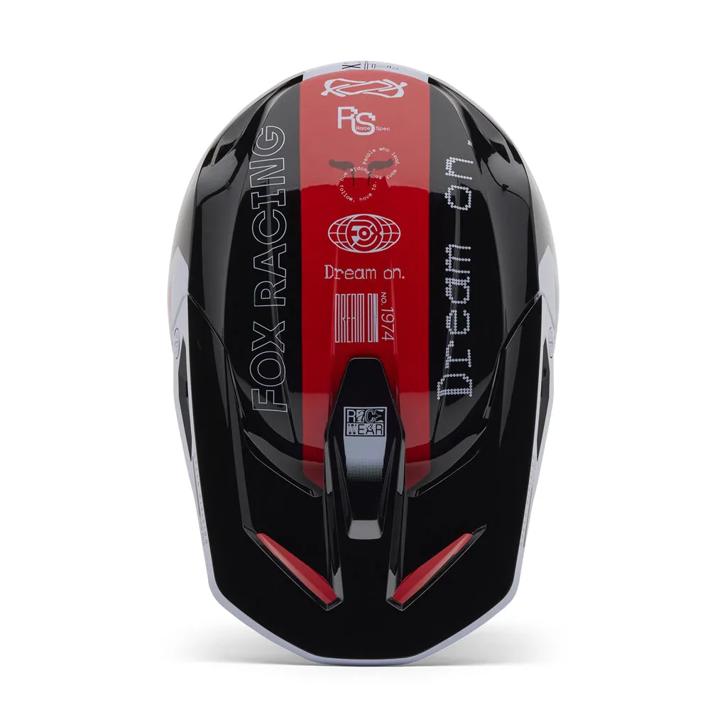 Fox - 2025 V1 Race Spec Flo Red Helmet