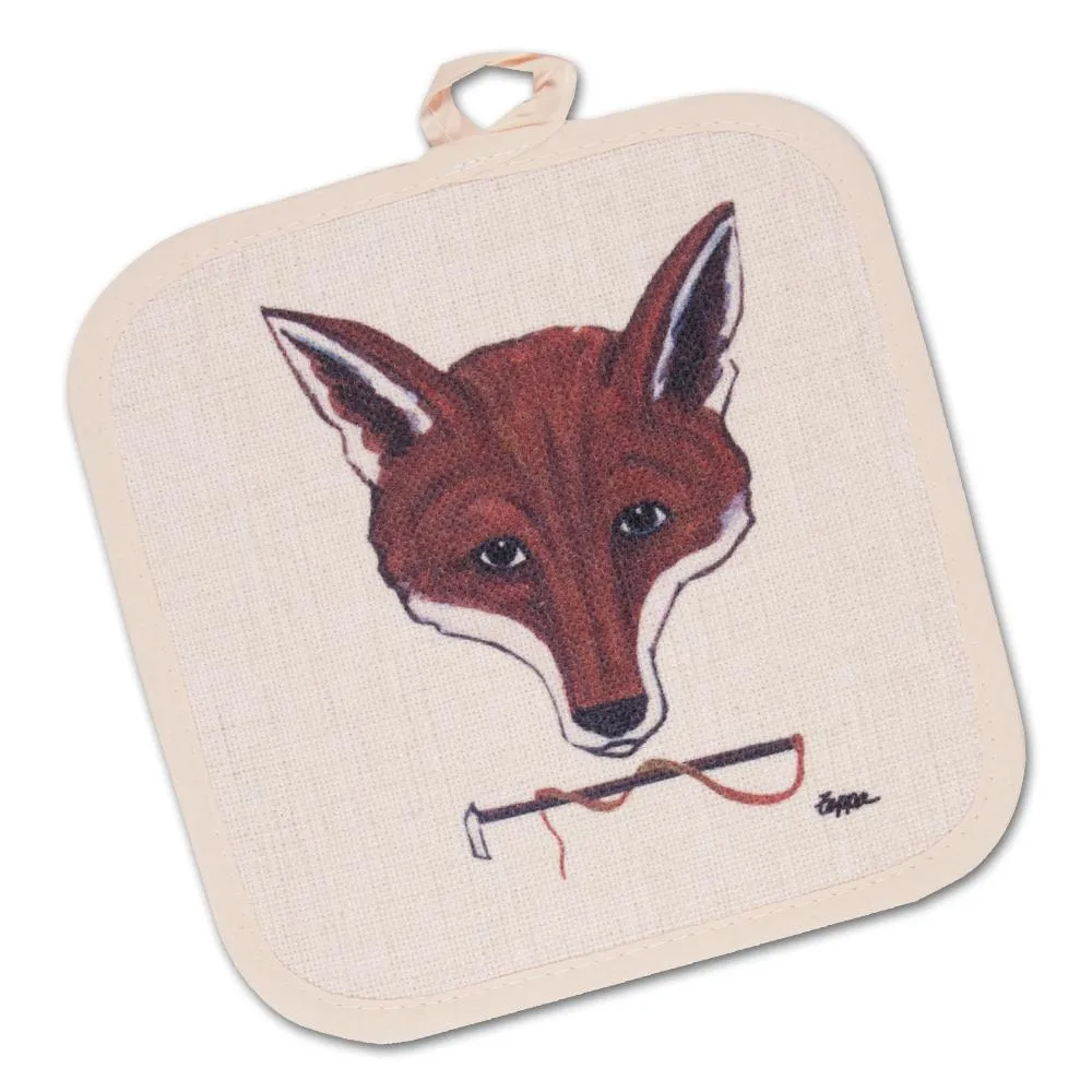 Fox Mask Heat Resistant Pot Holder