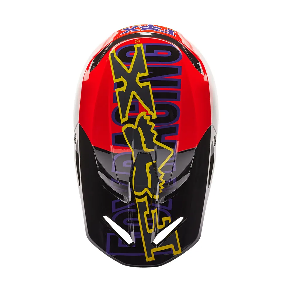 FOX V1 BARBED WIRE HELMET MIPS SE ECE [BLACK/RED]