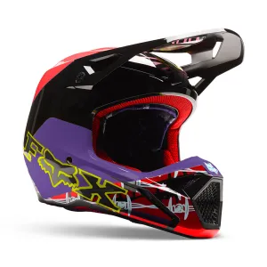 FOX V1 BARBED WIRE HELMET MIPS SE ECE [BLACK/RED]