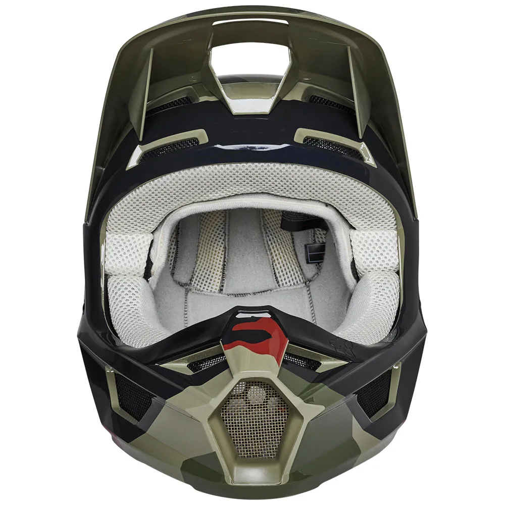 FOX V1 BNKR HELMET ECE [GREEN CAMO] S
