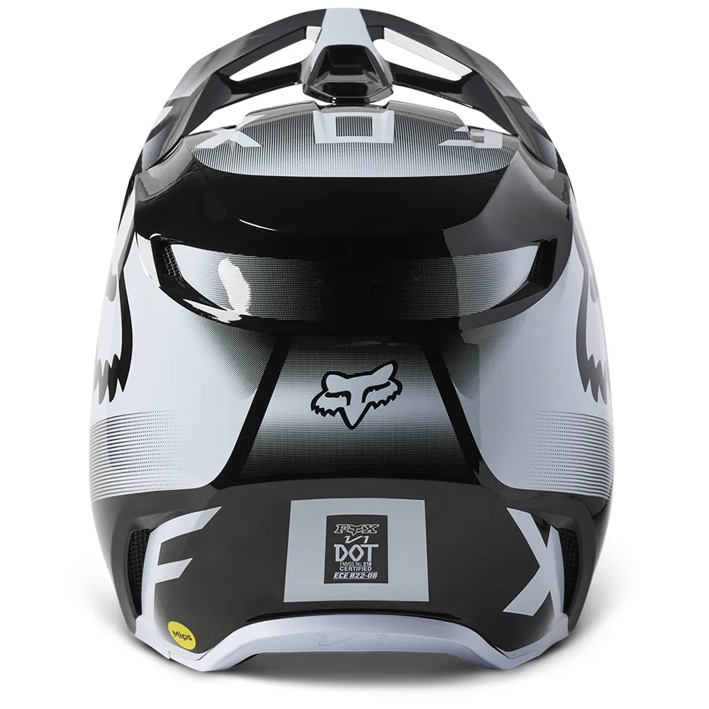FOX V1 LEED HELMET MIPS ECE [BLACK/WHITE]