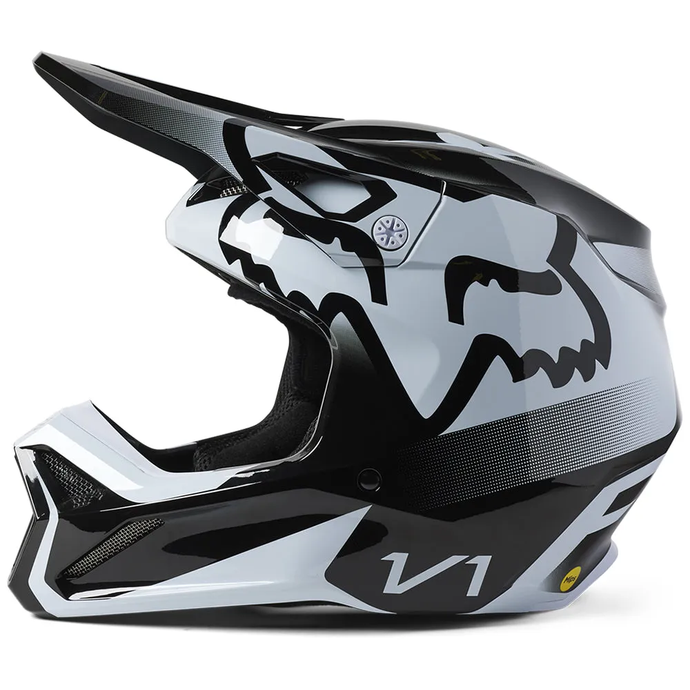FOX V1 LEED HELMET MIPS ECE [BLACK/WHITE]