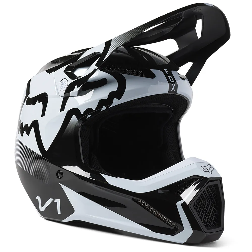 FOX V1 LEED HELMET MIPS ECE [BLACK/WHITE]