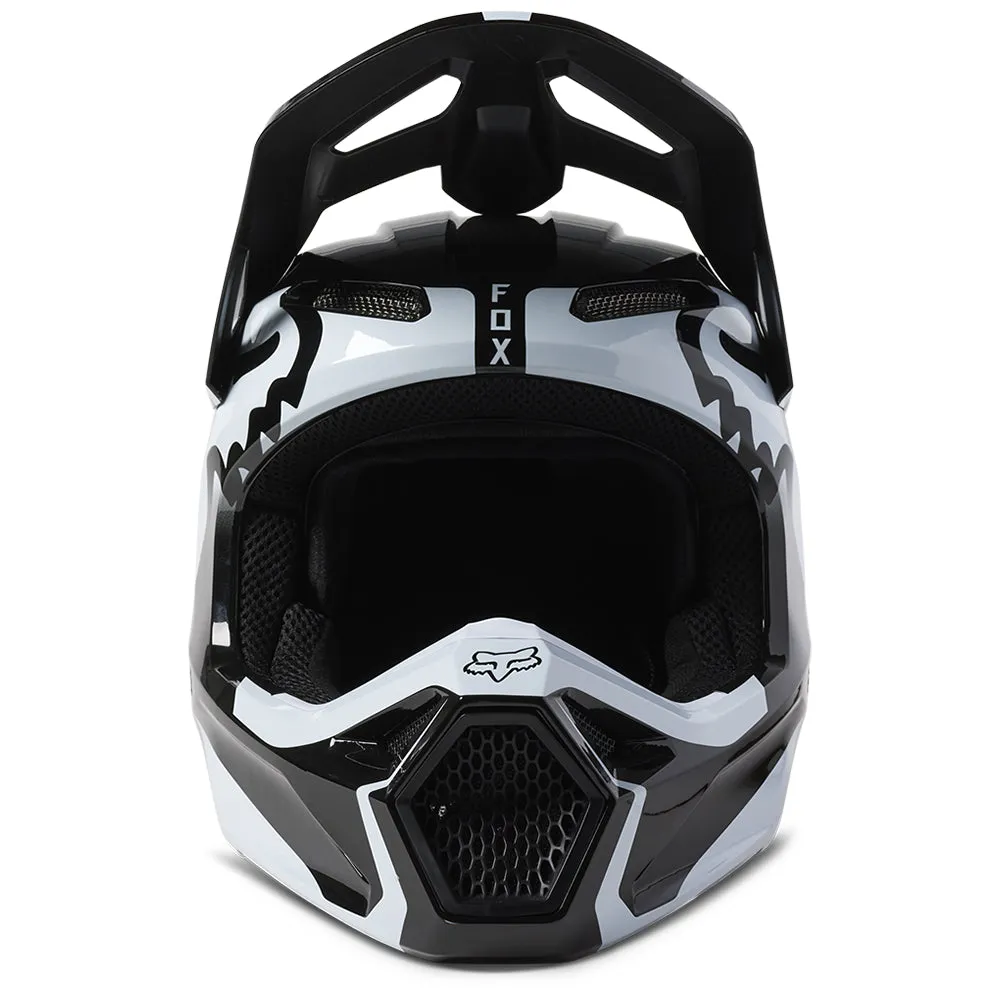 FOX V1 LEED HELMET MIPS ECE [BLACK/WHITE]