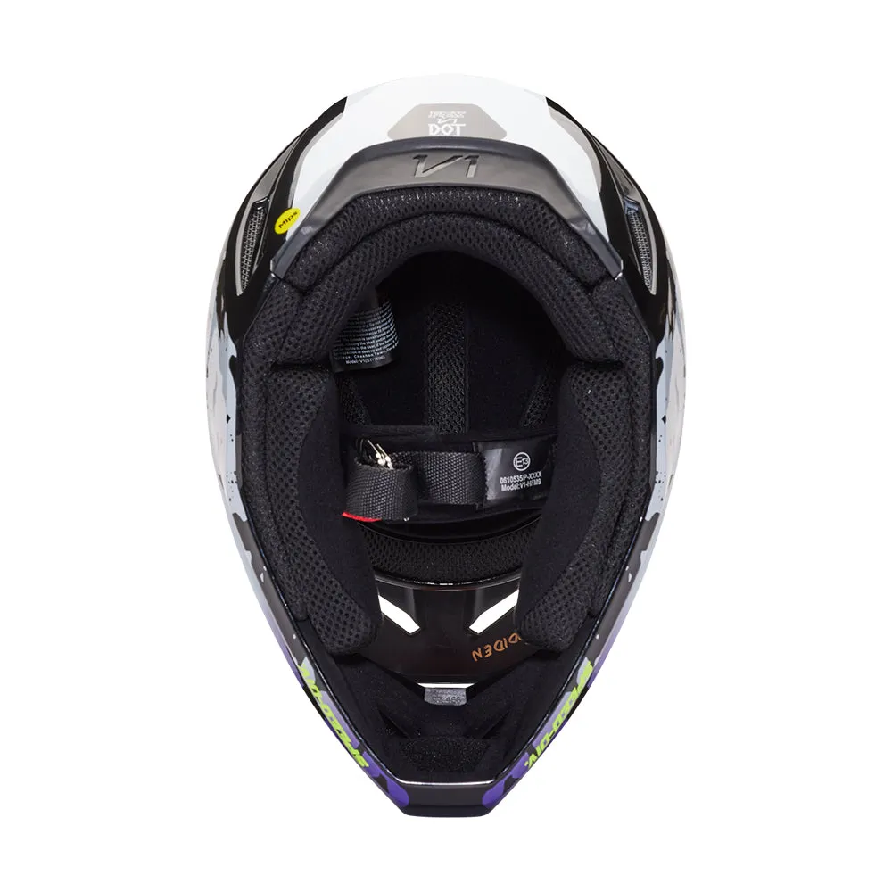 FOX V1 MORPHIC HELMET MIPS ECE [BLACK/WHITE]