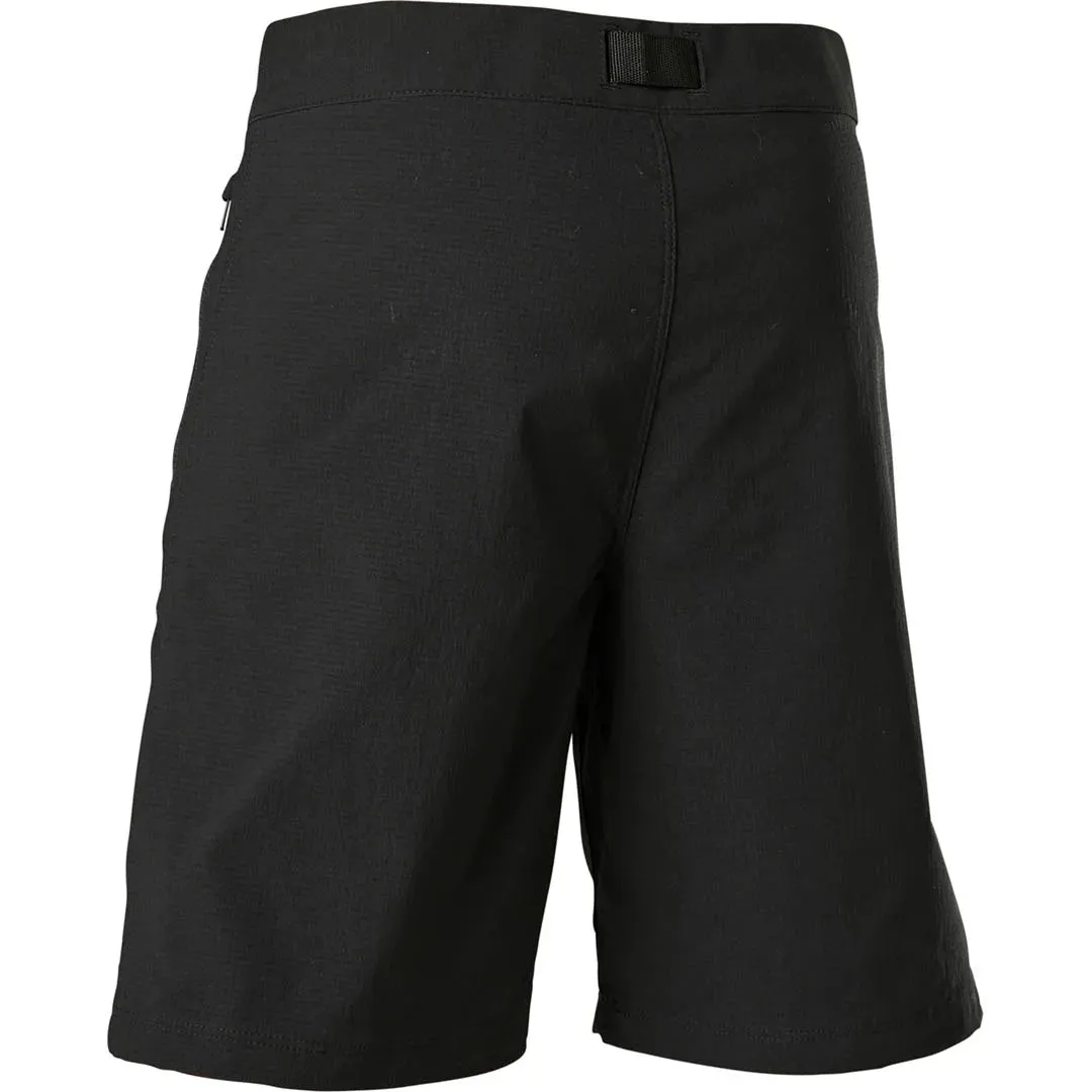 FOX YOUTH RANGER SHORT W/LINER - BLACK