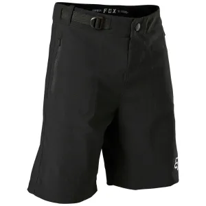 FOX YOUTH RANGER SHORTS WITH LINER [BLACK]