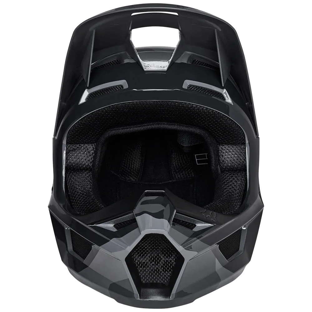 FOX YOUTH V1 BNKR HELMET ECE [BLACK CAMO]