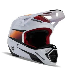 FOX YOUTH V1 FLORA HELMET [WHITE/BLACK]