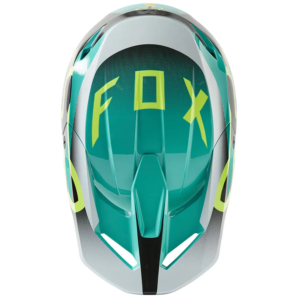 FOX YOUTH V1 LEED HELMET MIPS ECE [TEAL] YS