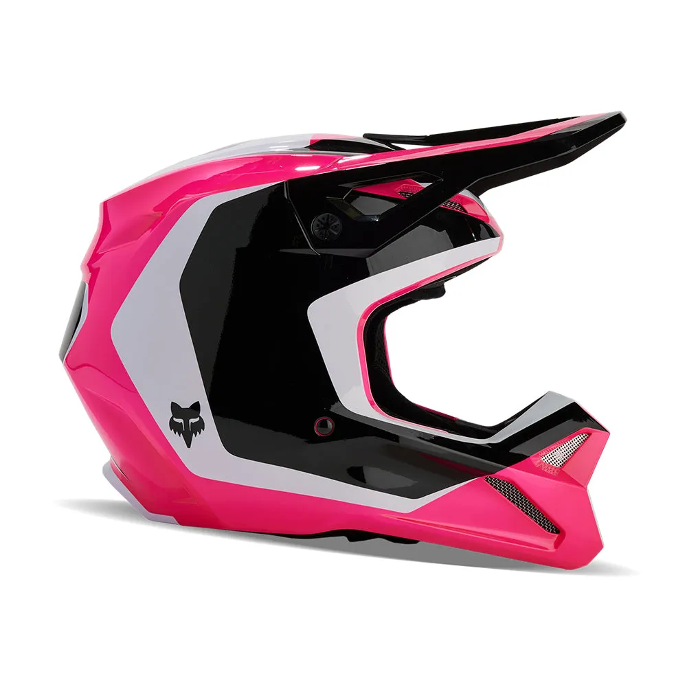 FOX YOUTH V1 NITRO HELMET [BLACK/PINK]