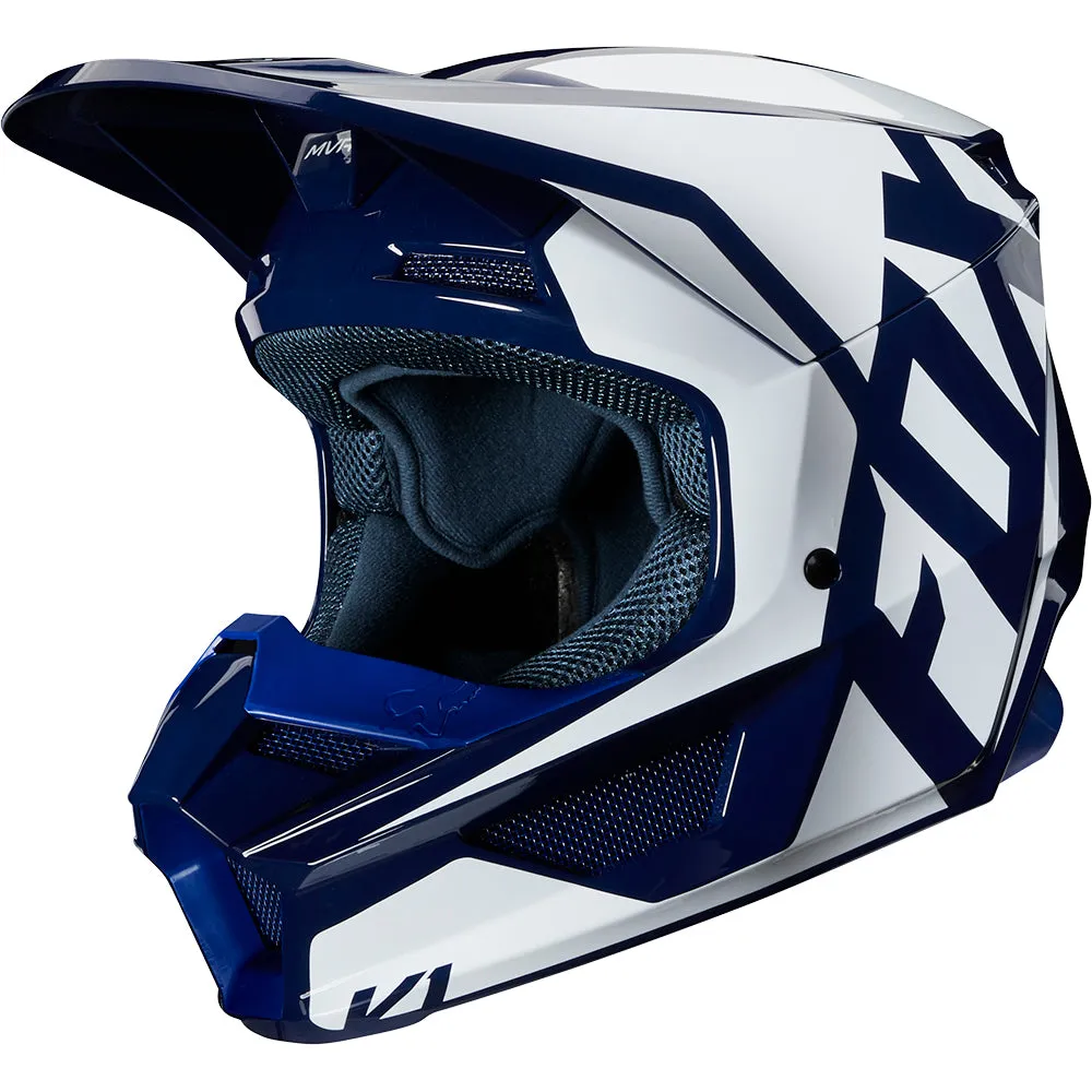 FOX YOUTH V1 PRIX HELMET ECE [NAVY]