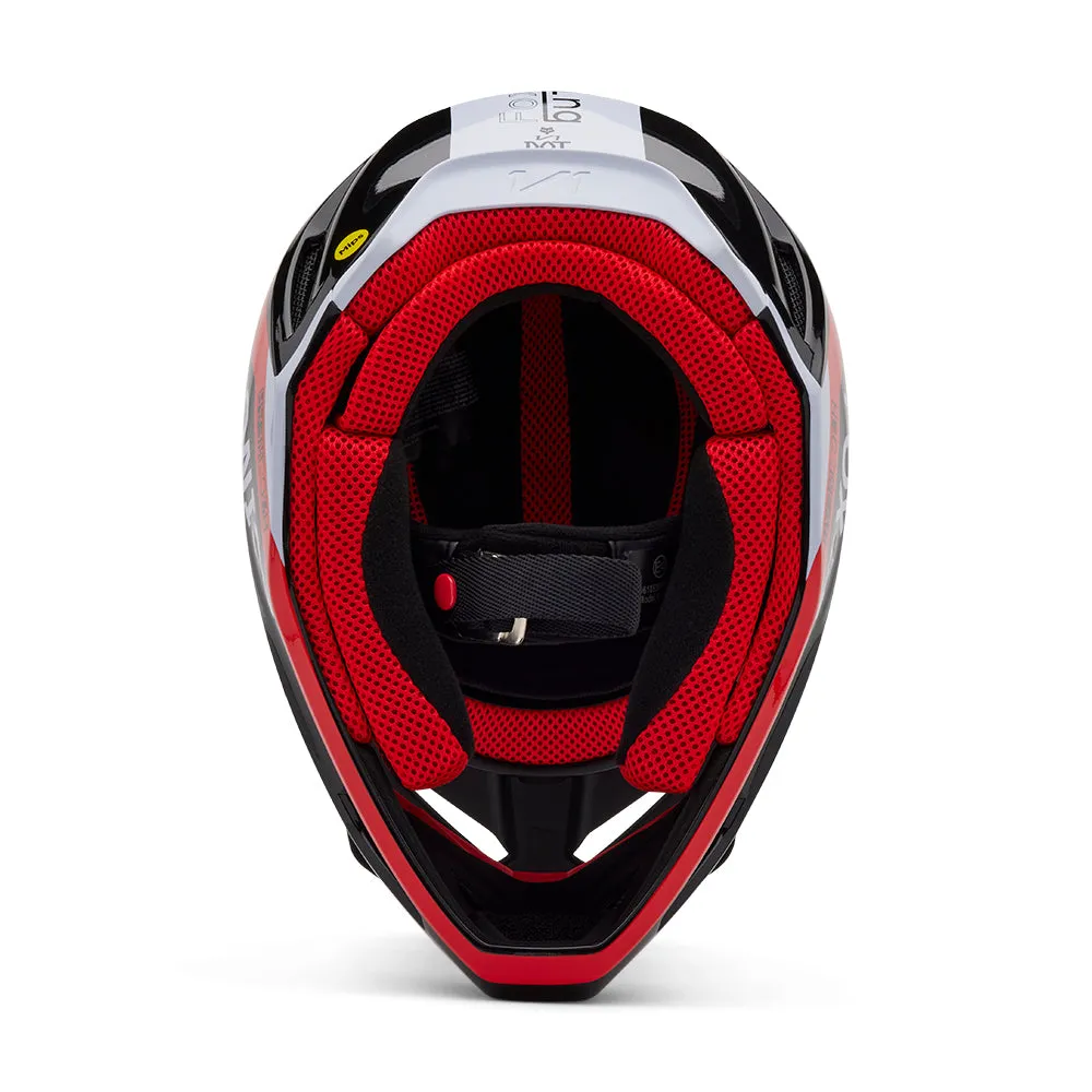 FOX YOUTH V1 RACE SPEC HELMET MIPS CE [FLO RED]
