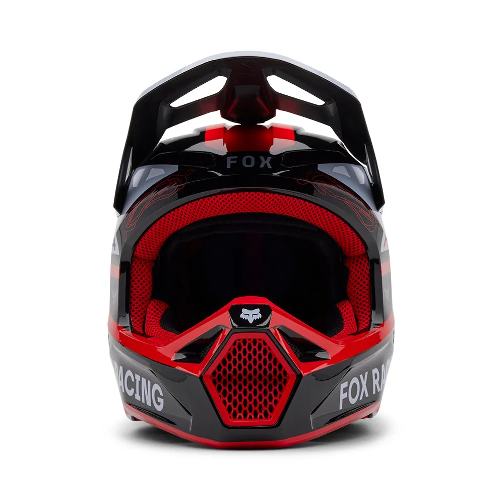FOX YOUTH V1 RACE SPEC HELMET MIPS CE [FLO RED]