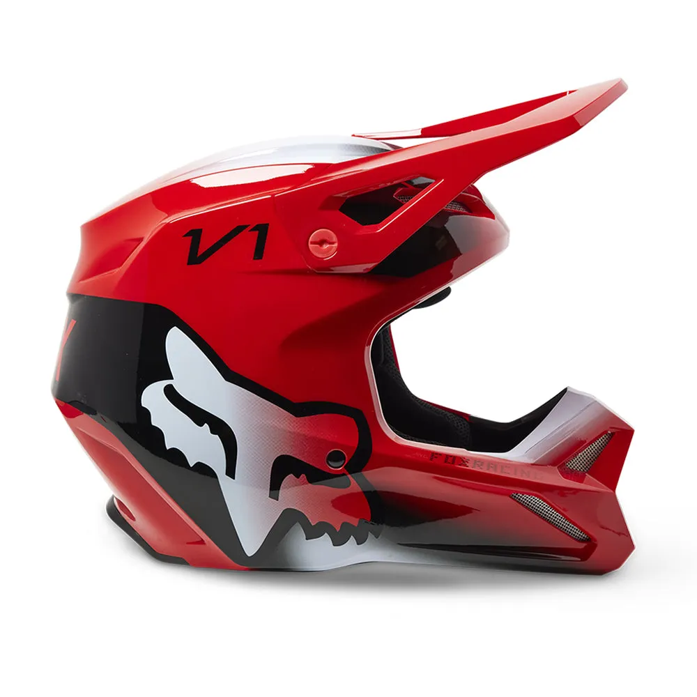 FOX YOUTH V1 TOXSYK HELMET MIPS ECE [FLO RED]