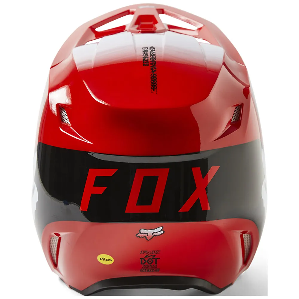 FOX YOUTH V1 TOXSYK HELMET MIPS ECE [FLO RED]