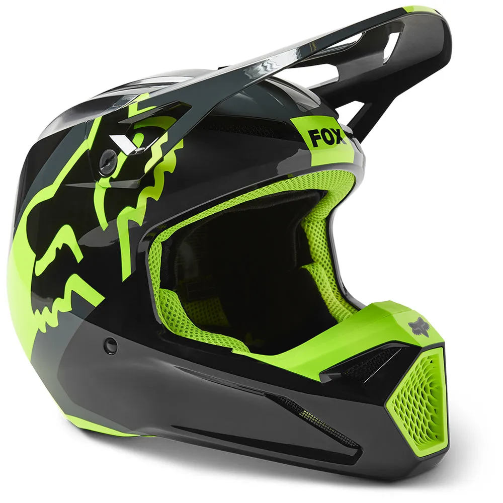 FOX YOUTH V1 XPOZR HELMET MIPS ECE [BLACK/GREY]