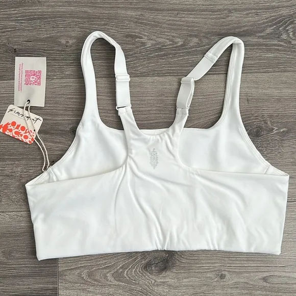 Free People Movement x HATCH Never Better Square Neck Maternity Bra Small White