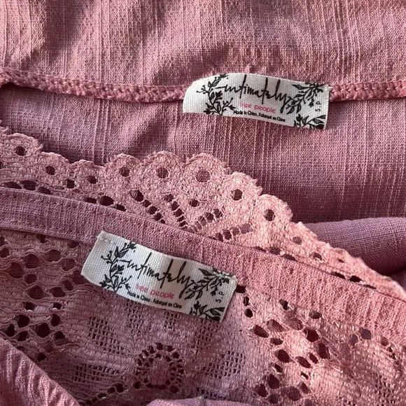 Free People Va Va Voom Bralette and Skirt Set Size Small