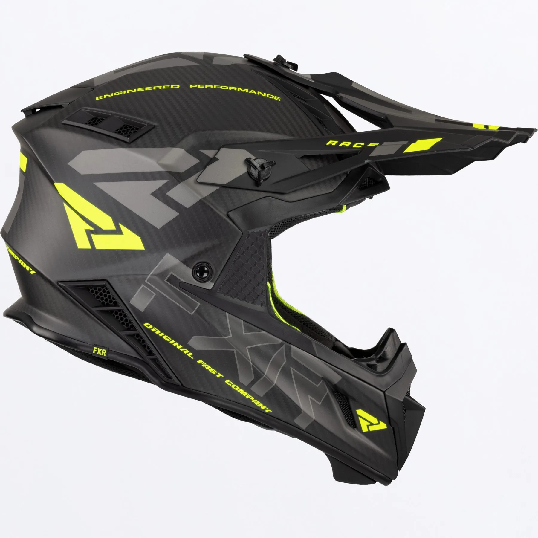 FXR Helium Carbon Helmet w/ D-Ring
