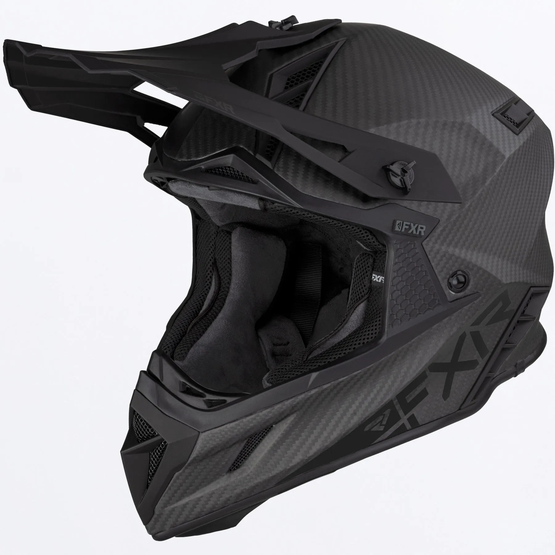 FXR Helium Carbon Helmet w/ D-Ring