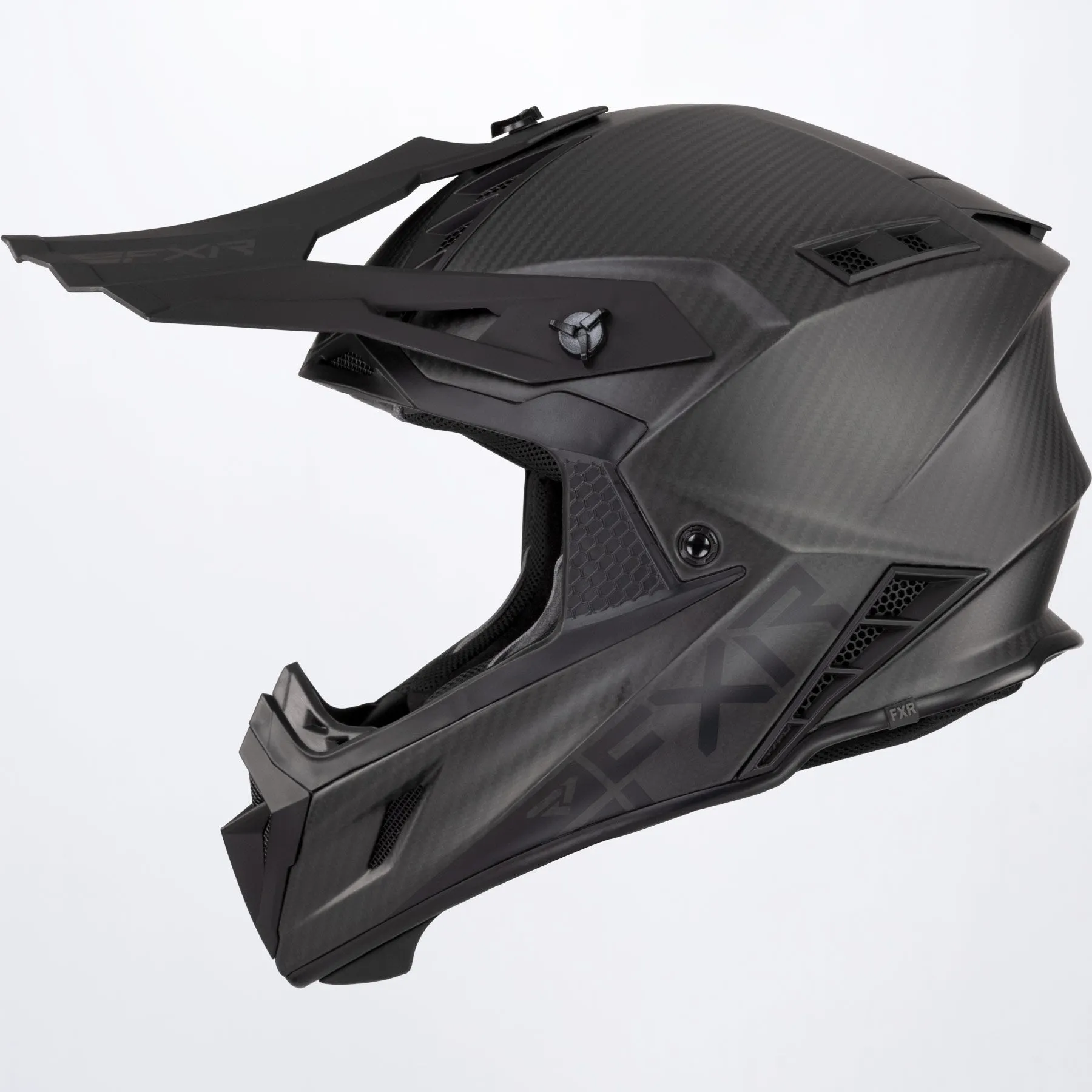 FXR Helium Carbon Helmet with D-Ring