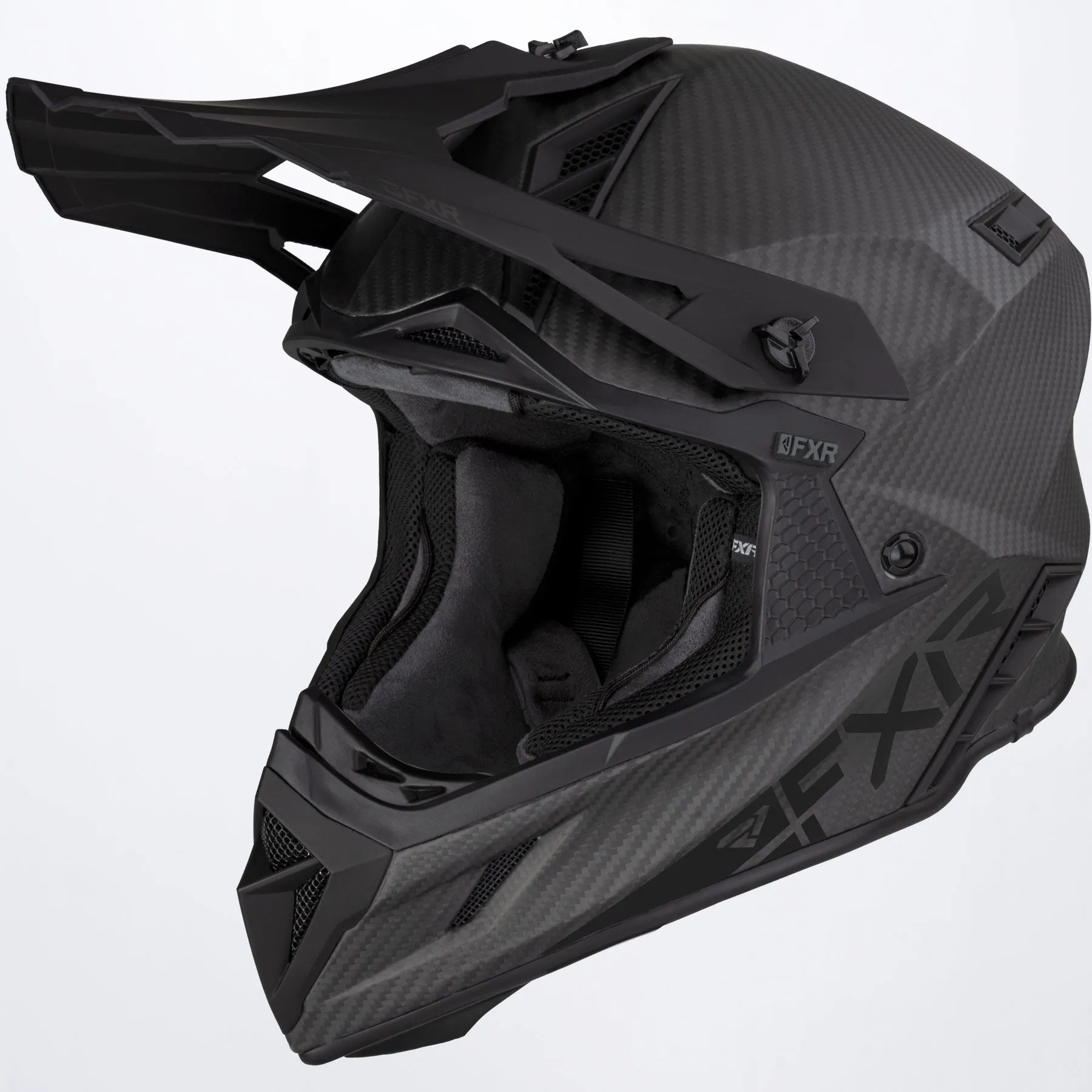 FXR Helium Carbon Helmet with D-Ring
