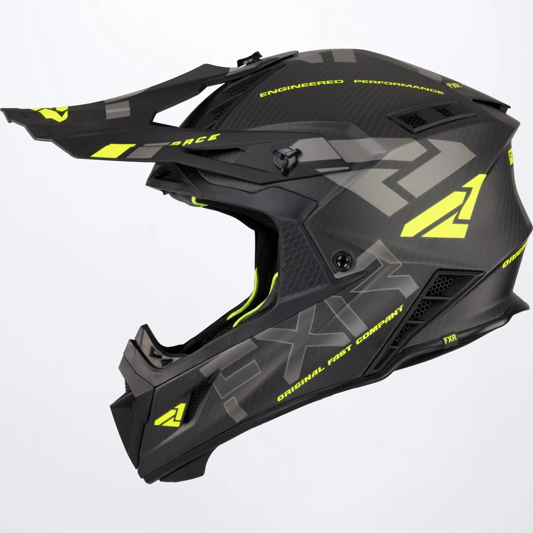 FXR Helium Carbon Helmet with D-Ring