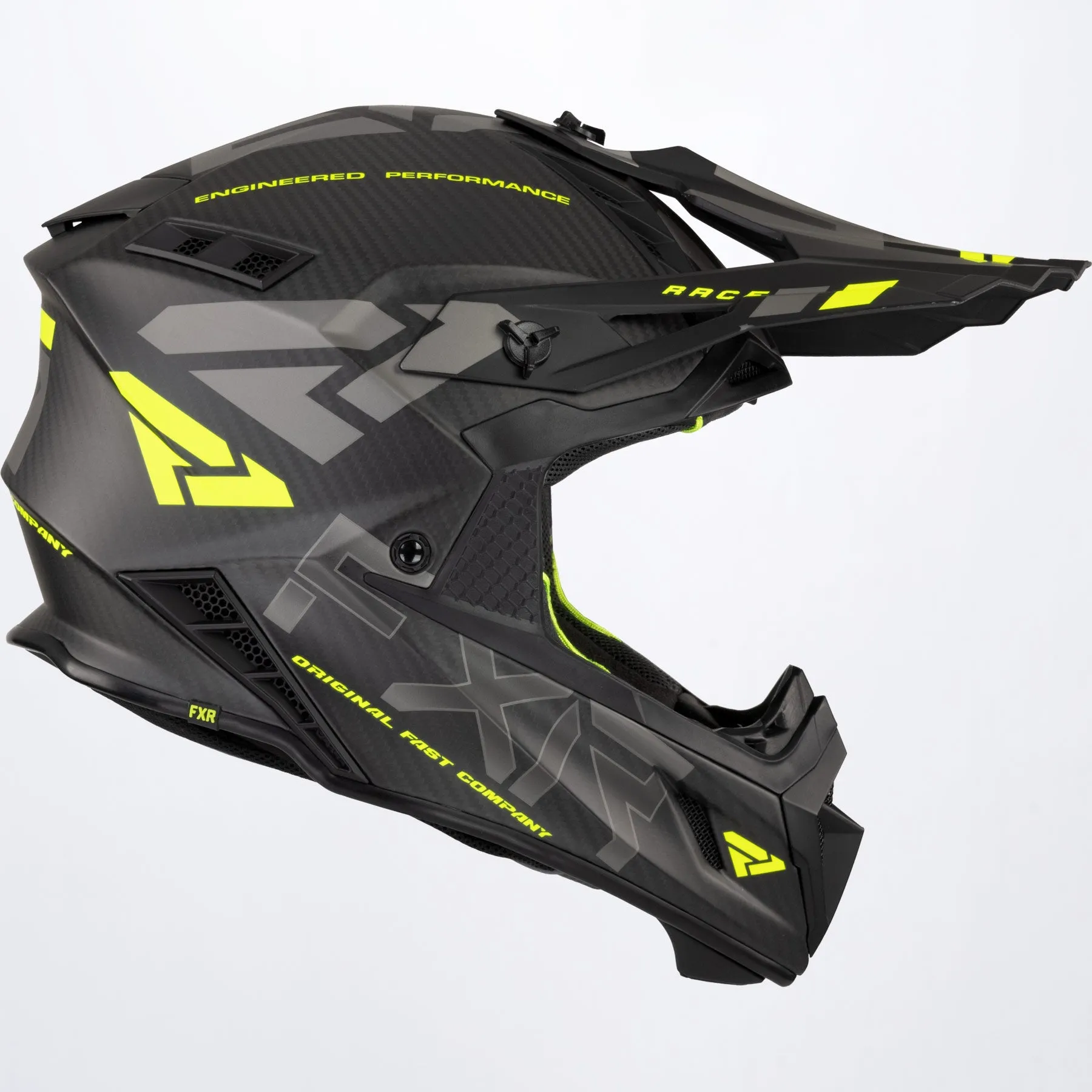 FXR Helium Carbon Helmet with D-Ring