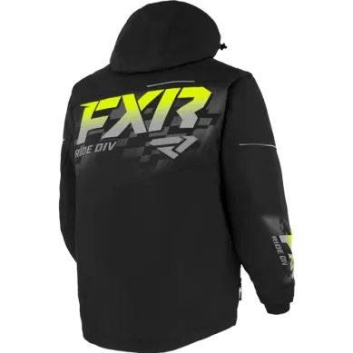 FXR Men's Boost FX  2-in-1 Jacket, Black/Hi Vis