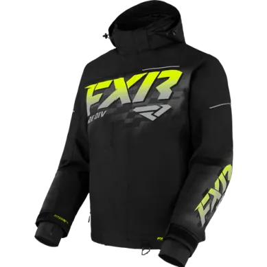 FXR Men's Boost FX  2-in-1 Jacket, Black/Hi Vis