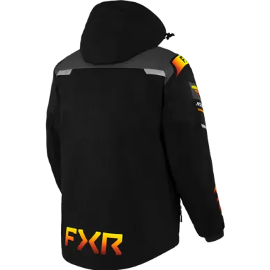 FXR Men's Helium 2 in 1 Jacket, Black/Char/Inferno