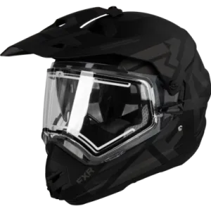 FXR Torque X Team Helmet w/ Electric Shield and Sun Shade, Black Ops
