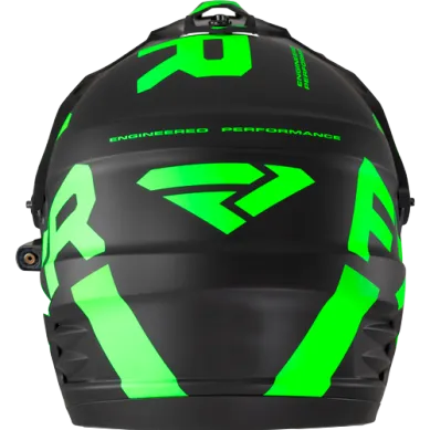 FXR Torque X Team Helmet w/ Electric Shield and Sun Shade, Lime