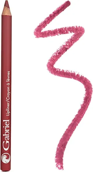 Gabriel Cosmetics Classic Lip Liner (Berry - Pinkish Plum/Cool), Classic Lipliner, Natural, Paraben Free, Vegan, Gluten-free,Cruelty-free, Non GMO, High performance,long lasting, Infused with Jojoba Seed Oil and Aloe., 0.04 oz.