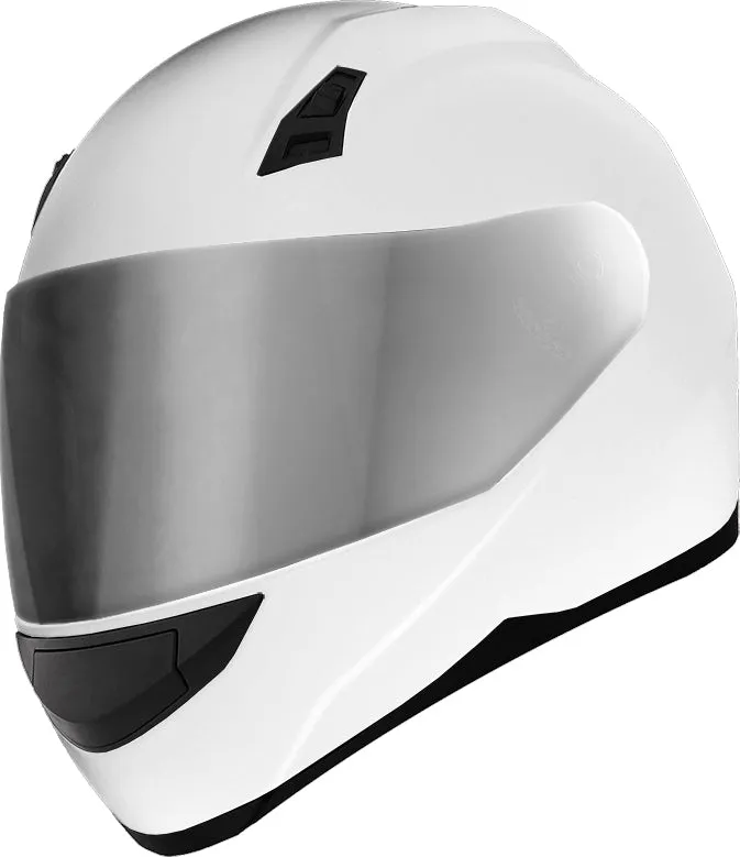 GDM DK-140 Full Face Motorcycle Helmet Gloss White