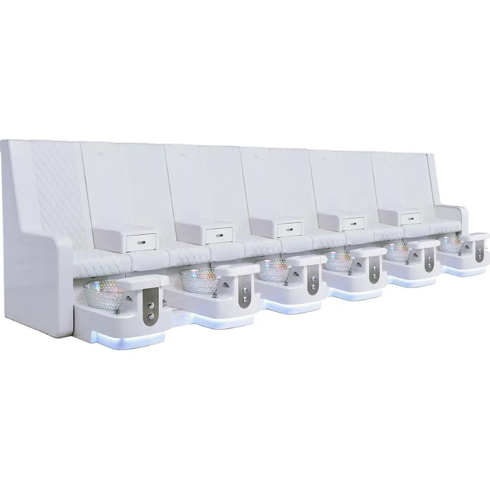 Gemini Bench Spa / Customizable from 2 to Unlimited Seats! By Whale Spa